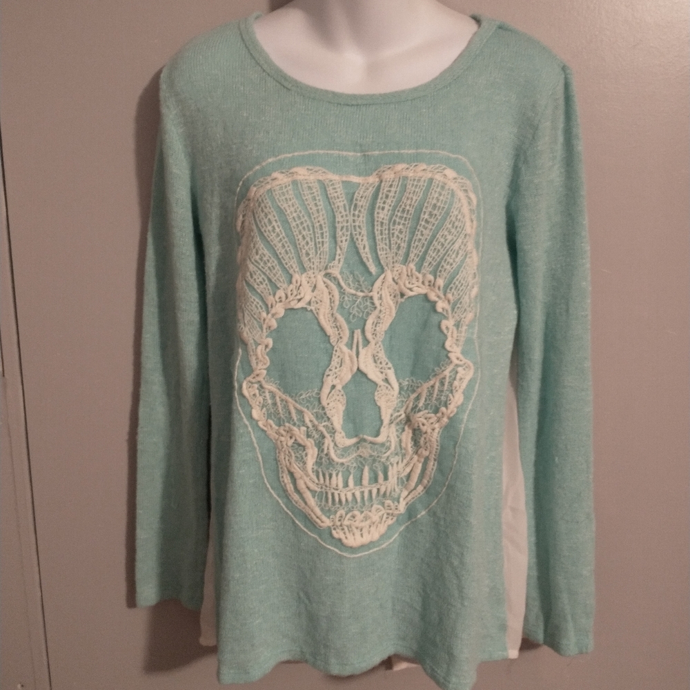 Sirens Mint Green Top Ladies Size Large